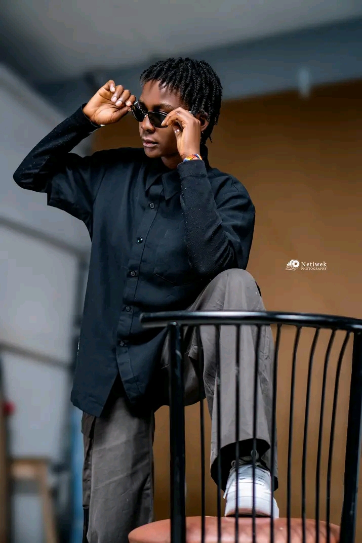 Creative editorial portrait