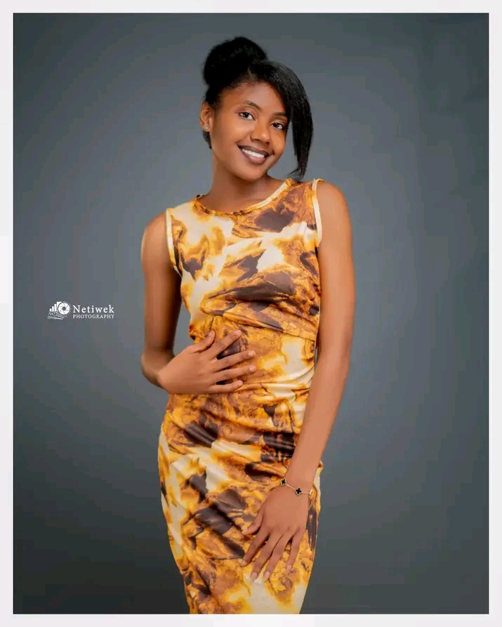 Studio fashion portrait